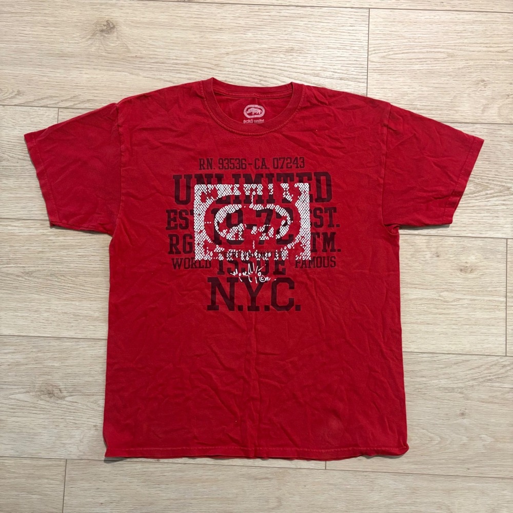 Vintage Ecko Untied Graphic T-shirt Mens Size Large